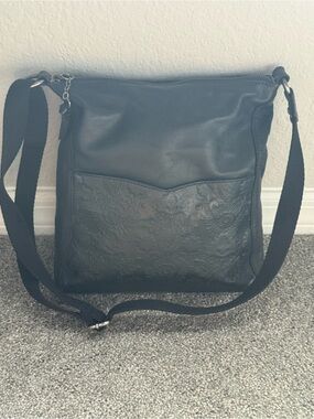 The Sak Lucia Black Leather Crossbody Bag
